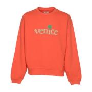 Rød Venice Crewneck Strik