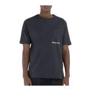 Blå Denim T-shirt