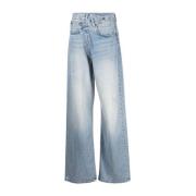 Crossover Wide-Leg Jeans SS23 Style