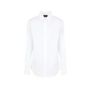 Klassisk Hvid T-shirt med Lange Ærmer