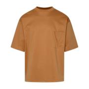 Brun Latte Lomme T-shirt