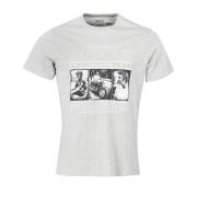 Steve McQueen Reel T-Shirt Grey Marl