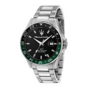 GMT Sfida ur i sølv/sort-grøn