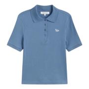 Ribbet Polo Shirt med Baby Fox Patch