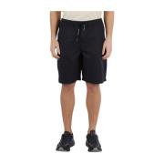 Navy Blue Casual Bermuda Shorts