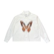 Hvid Butterfly Skjorte