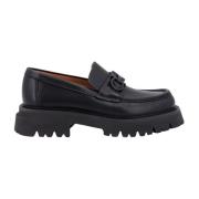 Sort Læder Loafer AW23 - Stilfuld og Komfortabel