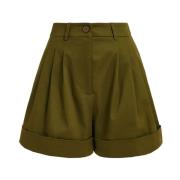 Bredbenede Shorts Pine Forest Green Faint