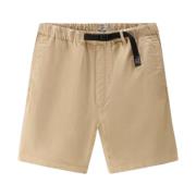 Garment-Dyed Chino Shorts in Stretch Cotton