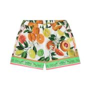Citrus Print Sommer Shorts