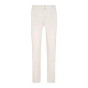 Ivory Bomuld Jogger-Stil Bukser