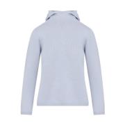 Solid Breeze Knit Hoodie