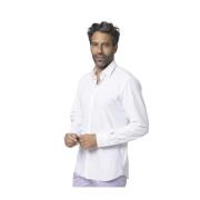 Hvid Slim Stretch Skjorte