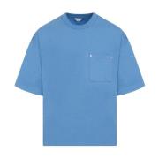 Admiral Blue Bomuld T-Shirt