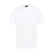 Hvid Bomulds T-Shirt