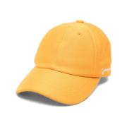Mørk Orange Bomuld Buet Skygge Hat