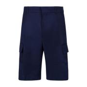 Navy Blue Cargo Shorts