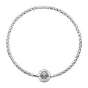 Sterling Sølv Karma Beads Armbånd - Elegant Design