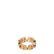 Logo Ring Guld-tone Messing Smykker