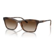Stilfulde solbriller i Havana/Brown Shaded