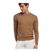 Uld og Cashmere Crew-Neck Sweater