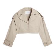 Gaia Cropped Trench Coat