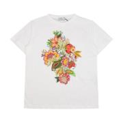 Bomuld Crew Neck T-shirt Front Print