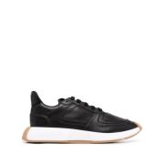 Sort Elegant Lukkede Sneakers