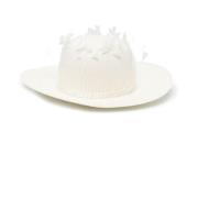 Hvid Fedora Hat Stilfuld