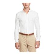 Hvid Slim Fit Oxford Skjorte