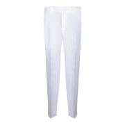 Hvide Bukser Regular Fit Sidelommer