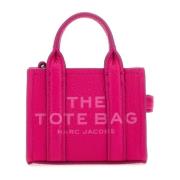 Fuchsia Læder Nano Tote Taske Charm