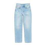 Blå Højtaljede Jeans