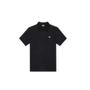 Poloshirt med oval D-patch