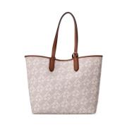 Beige Open Tote Taske til Kvinder