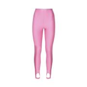 Rosa Nylon Leggings Anden Hud Pasform