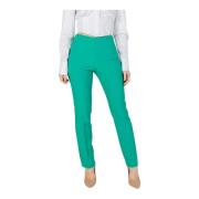 Grønne bukser med lynlås i polyester
