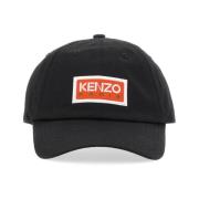 Logo Baseball Hat med Hard Visor