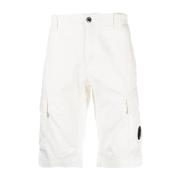 Hvide Bermuda Cargo Shorts