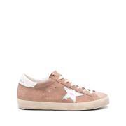 Blush Pink Star Patch Sneakers