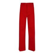 Røde Bukser Dame Mode SS24