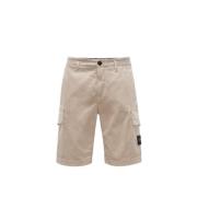 Slim Fit Dove Grey Cargo Shorts
