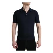 Silkekantet Polo T-Shirt - Mørk