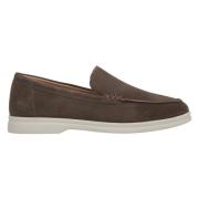 Luksus Saddle Brown Velour Loafers