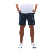 Broderet Paisley Bermuda Shorts