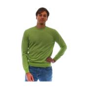 Pastelgrøn Uld Silke Kashmir Sweater