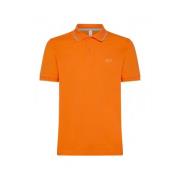 Slim Profil Orange Polo Skjorte