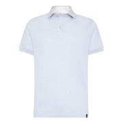 Regular Fit Linned Bomuld Pique Polo Shirt