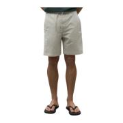Shorts Bermuda stil ecru farve