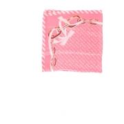 Pink Silketørklæde med Logo